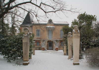 La Villa Antonine sous la neige !