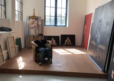 Dominique Renson ouvre son atelier à la Villa Antonine