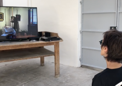 Dans l’atelier « exposition », un film de Chantal LASBATS